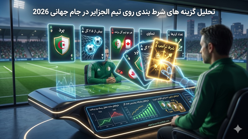 بررسی ضرایب شرط بندی تیم الجزایر در سایت رسمی جام جهانی 2026